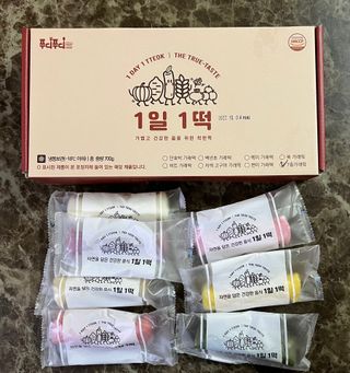 [푸디푸디] 1일1떡!  가래떡 낱개포장 아침식사 식사대용! 7종 세트 혼합 (1BOX=14개입) — 5점을 준 리뷰어가 2022년 4월 올린 사용 사진
