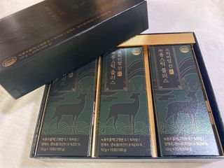 서울약사신협_프리미엄 진 녹용스틱 플러스10g x 30포 — 5점을 준 리뷰어가 2021년 7월 올린 사용 사진