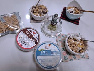[브레이브퀸] 수제 그릭 요거트 + 그래놀라 세트 — 5점을 준 리뷰어가 2021년 12월 올린 사용 사진