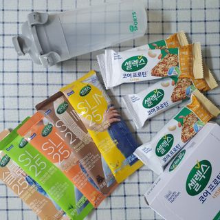 셀렉스스포츠 셀렉스 코어 프로틴 너츠바 50g 6개입 + Slim 25 스타터키트 — 5점을 준 리뷰어가 2021년 5월 올린 사용 사진