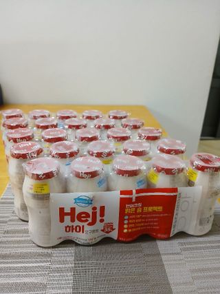 덴마크 *[구매평]하이(Hej!) 브랜드 패키지(요구르트, 그릭요거트) — 5점을 준 리뷰어가 2025년 9월 올린 사용 사진