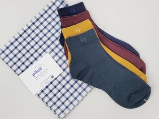 [사이즈가 있는 양말 필로이] 남/여 골지 발목 양말 4족 세트 남【S, M, L, XL】여【S, M, L】_컬러 랜덤 — 5점을 준 리뷰어가 2022년 6월 올린 사용 사진