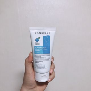 랑벨 수퍼내츄럴 아쿠아 수딩 크림 100ml — 5점을 준 리뷰어가 2022년 4월 올린 사용 사진