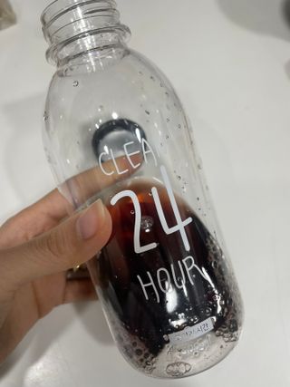 클린24시간 1BOX(5포) + 전용보틀(500ml) — 5점을 준 리뷰어가 2023년 2월 올린 사용 사진