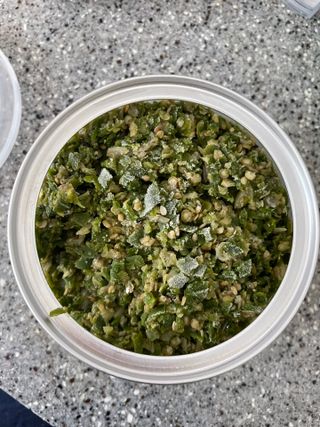 셰프애찬 수제 청양 맵짤이 400g — 5점을 준 리뷰어가 2022년 9월 올린 사용 사진