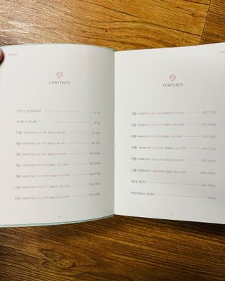 리훈 2023년 이야기다이어리 숏 날짜형 — 4.5점을 준 리뷰어가 2023년 1월 올린 사용 사진