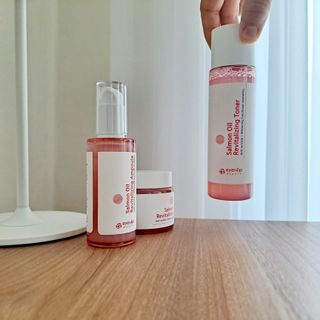 아이앤립 / EYENLIP 아이앤립 연어오일 리바이탈라이징 토너+앰플+크림 3종 세트 — 5점을 준 리뷰어가 2021년 6월 올린 사용 사진