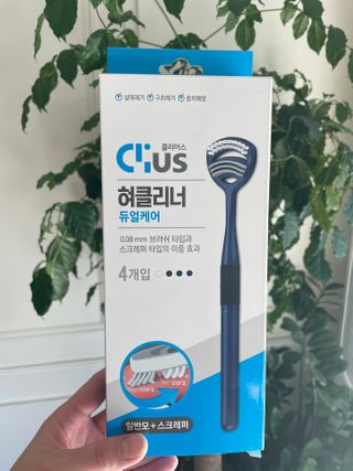 크리오 클리어스 혀백태제거 구취관리 혀클리너 — 4점을 준 리뷰어가 2021년 3월 올린 사용 사진