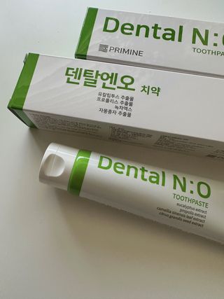 프리마인 유해균 뿐만 아니라 유익균까지 씻어내는 치약은 그만, 건강한 구강환경을 만드는 덴탈엔오 — 4점을 준 리뷰어가 2023년 4월 올린 사용 사진