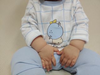 유비맘 궁디팡팡 내의/내복 상하세트 — 5점을 준 리뷰어가 2021년 2월 올린 사용 사진