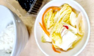 셰프애찬 단호박 백김치 1kg — 5점을 준 리뷰어가 2022년 10월 올린 사용 사진