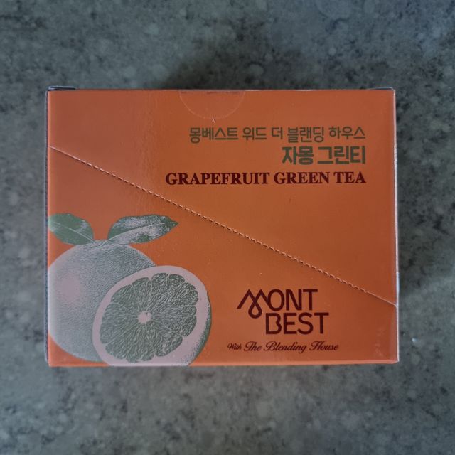 몽베스트 위드더 블랜딩 하우스 _자몽 그린티 리뷰 사진