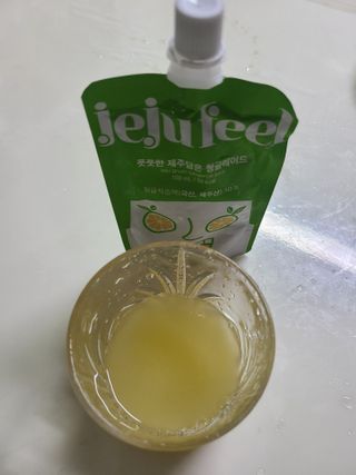 JEJUFEEL 풋풋한 제주담은 청귤에이드 — 5점을 준 리뷰어가 2022년 10월 올린 사용 사진