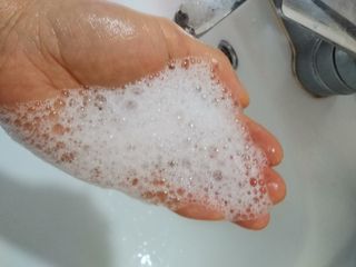 달리프 진저 베러 퍼퓸 탈모 완화 샴푸 1000ml 향 3종 — 5점을 준 리뷰어가 2021년 1월 올린 사용 사진