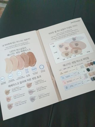 애니가드 셋업메베마스크 (대형 4컬러 + 중형 4컬러) — 5점을 준 리뷰어가 2022년 4월 올린 사용 사진
