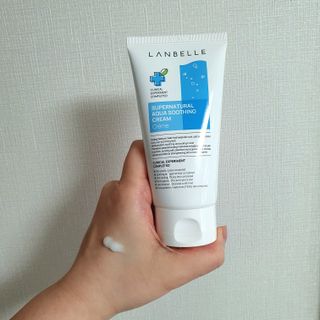 랑벨 수퍼내츄럴 아쿠아 수딩 크림 100ml — 5점을 준 리뷰어가 2022년 6월 올린 사용 사진