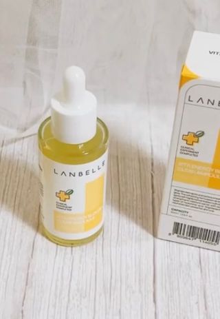 랑벨 비타 에너지 잡티 앰플 50ml 고농축 비타민, 저자극, 수분 촉촉, 미백 앰플 — 5점을 준 리뷰어가 2022년 4월 올린 사용 사진
