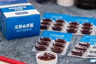 뉴트리션팩토리 비타프렙 오큐슈프림 루테인 오메가3 1050mg — 5점을 준 리뷰어가 2021년 7월 올린 사용 사진