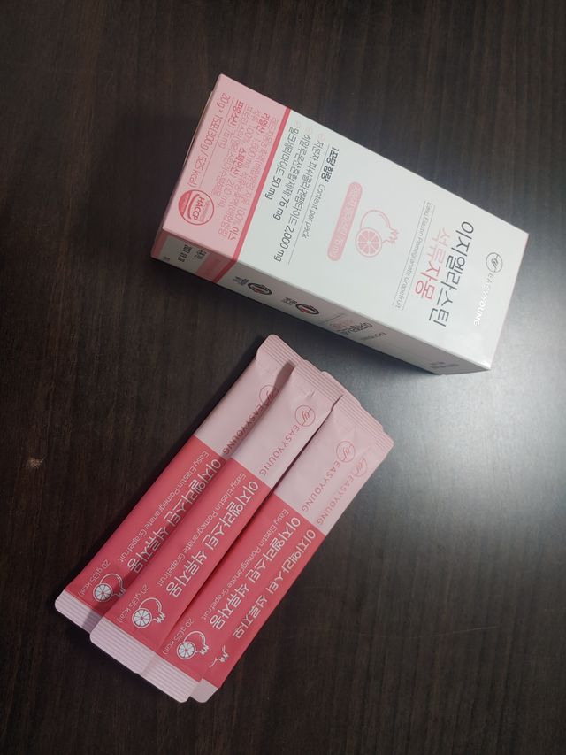 이지엘라스틴 석류자몽 리뷰 사진