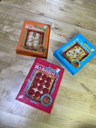 [푸딩팩토리] 페스츄리 피자 4종 택3_파이브 치즈/페퍼로니 비프칠리/고추베이컨 포테이토/허니고르곤졸라 — 5점을 준 리뷰어가 2022년 7월 올린 사용 사진
