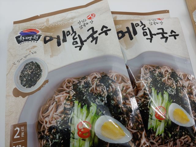[한면원] 메밀막국수 2팩 [4인분] 리뷰 사진