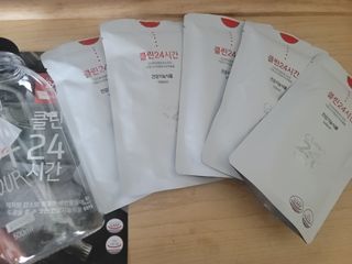 클린24시간 1BOX(5포) + 전용보틀(500ml) — 5점을 준 리뷰어가 2023년 2월 올린 사용 사진