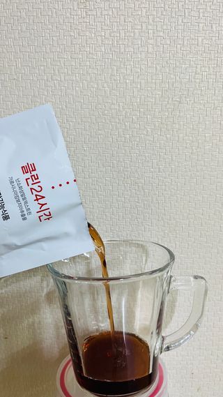 클린24시간 1BOX(5포) + 전용보틀(500ml) — 5점을 준 리뷰어가 2023년 5월 올린 사용 사진