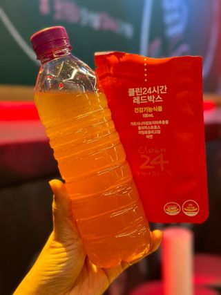 클린24시간 레드박스 1BOX(5포) + 전용보틀(500ml) — 5점을 준 리뷰어가 2024년 2월 올린 사용 사진