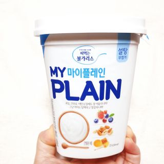 떠먹는불가리스 마이플레인 요거트 435g 6개입 — 4점을 준 리뷰어가 2021년 2월 올린 사용 사진