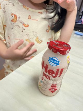 덴마크 *[구매평]하이(Hej!) 브랜드 패키지(요구르트, 그릭요거트) — 5점을 준 리뷰어가 2025년 9월 올린 사용 사진