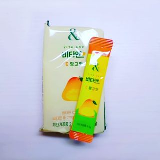 비타앤C 레몬맛, 망고맛 — 4점을 준 리뷰어가 2021년 4월 올린 사용 사진