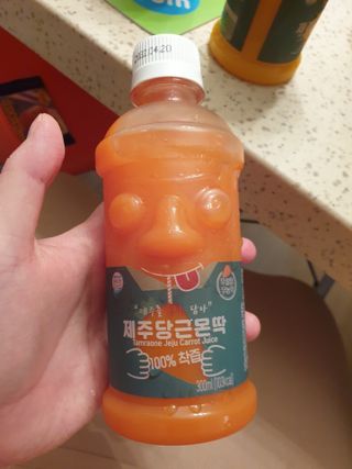탐라원 제주의 맛, 몬딱주스 4종세트 - 한라봉몬딱주스, 천혜향몬딱주스, 청귤에이드, 당근몬딱주스 — 5점을 준 리뷰어가 2021년 8월 올린 사용 사진