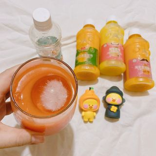 탐라원 제주의 맛, 몬딱주스 4종세트 - 한라봉몬딱주스, 천혜향몬딱주스, 청귤에이드, 당근몬딱주스 — 5점을 준 리뷰어가 2021년 8월 올린 사용 사진