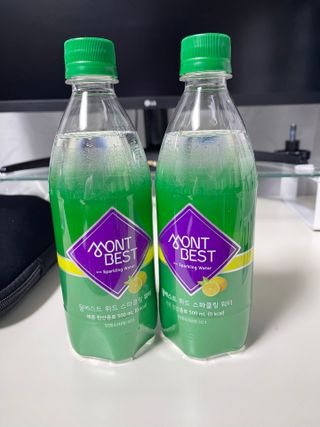몽베스트 Montbest with Sparkling water Lemon OR Lime 20병(랜덤) — 5점을 준 리뷰어가 2021년 10월 올린 사용 사진