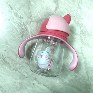 유비맘 트라이탄 코니빨대컵_컬러 랜덤 발송 — 5점을 준 리뷰어가 2021년 2월 올린 사용 사진