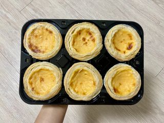 디앙뜨 포르투갈 에그타르트 오리지널 맛+패션후르츠+초콜릿타르트 맛 중 택1 — 5점을 준 리뷰어가 2021년 7월 올린 사용 사진