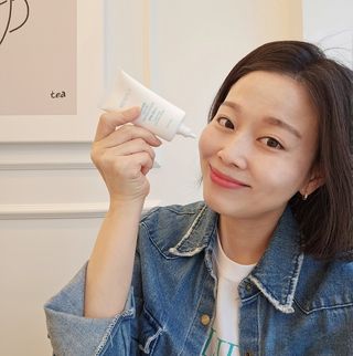 엠디스픽 무향자차 수분 선크림 PSF50+ PA++++ 50ml — 5점을 준 리뷰어가 2023년 3월 올린 사용 사진