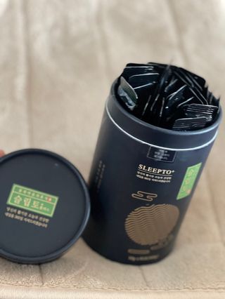 프리마인 자체 기업부설 연구소에서 찾아낸 건강한 수면의 비밀.  슬립토 플러스 30포 — 5점을 준 리뷰어가 2023년 5월 올린 사용 사진