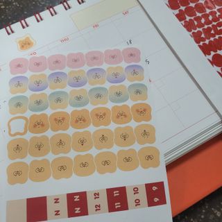 리훈 곰부 세우는 체크리스트 위클리 탁상 플래너 주간 일주일 계획표 — 5점을 준 리뷰어가 2023년 3월 올린 사용 사진