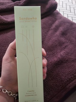 스킨큐어 산다화 순한 클렌징 동백 오일 200ml — 5점을 준 리뷰어가 2023년 3월 올린 사용 사진