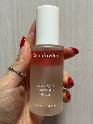 산다화 더블 이펙트 안티 링클 세럼 50ml — 5점을 준 리뷰어가 2023년 1월 올린 사용 사진