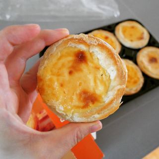 디앙뜨 포르투갈 에그타르트 오리지널 맛+패션후르츠+초콜릿타르트 맛 중 택1 — 5점을 준 리뷰어가 2021년 7월 올린 사용 사진