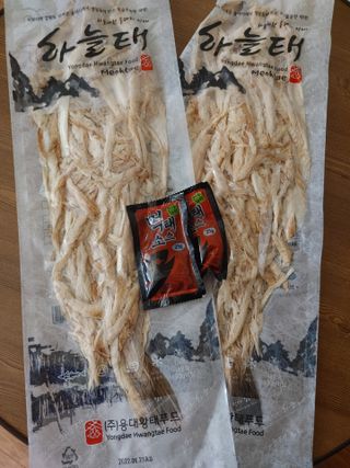 [오늘바스켓] 용대리 손질하늘태 130g — 5점을 준 리뷰어가 2021년 6월 올린 사용 사진
