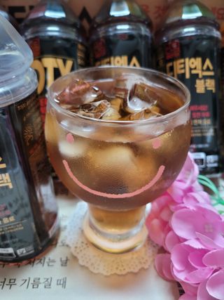 이도 발효한차 디티엑스 블랙 500ml 20병 — 5점을 준 리뷰어가 2021년 8월 올린 사용 사진