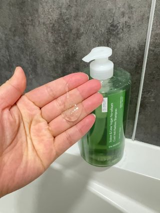 닥터시드 티트리 앤 라임 비건 지성케어 쿨 탈모 샴푸 (1000ml) — 5점을 준 리뷰어가 2023년 12월 올린 사용 사진