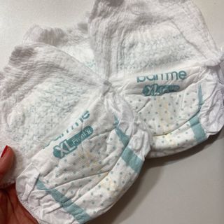 오브맘 밤 프리미엄 아기 기저귀 팬티형 밴드형 — 5점을 준 리뷰어가 2021년 1월 올린 사용 사진