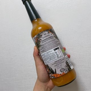 H365 [Kaskein Luomutyrniglögi] 핀란드 전통 무알콜 멀드와인 시벅톤 글로기 — 5점을 준 리뷰어가 2021년 5월 올린 사용 사진