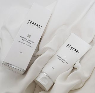 세렌디뷰티 퓨어델라 부스팅 바디크림 — 3.5점을 준 리뷰어가 2021년 8월 올린 사용 사진