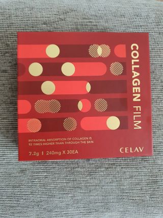 프리마인 귀족의 콜라겐, 92배 흡수율. 럭셔리 프리미엄 셀라브 콜라겐필름 30매 — 5점을 준 리뷰어가 2022년 7월 올린 사용 사진