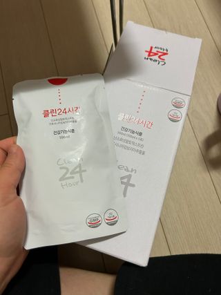 클린24시간 1BOX(5포) + 전용보틀(500ml) — 4점을 준 리뷰어가 2023년 4월 올린 사용 사진